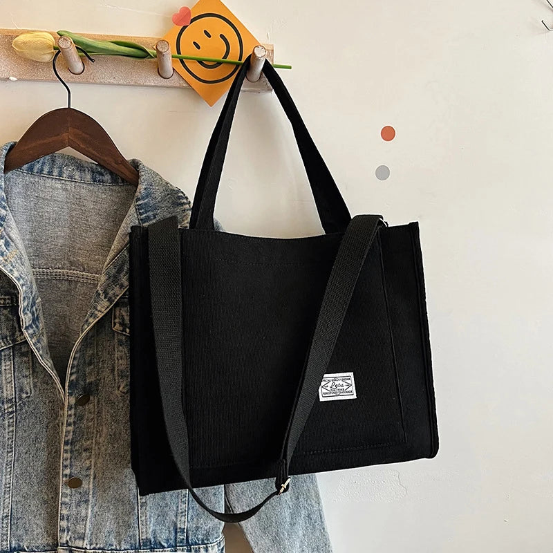 Versatile Large-Capacity Tote & Crossbody for Stylish Students and Fashion Lovers